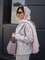 کت ژاکارد پالما صورتی - Image 3