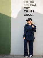 بارانی سورمه ای زنانه