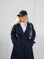 ترنچ کت سورمه ای