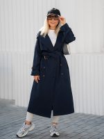 ترنچ کت سورمه ای