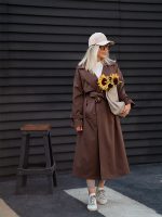 ترنچ کت قهوه ای