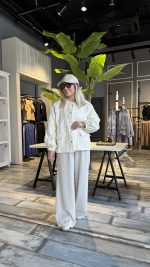 کت روبان کرم - Image 2