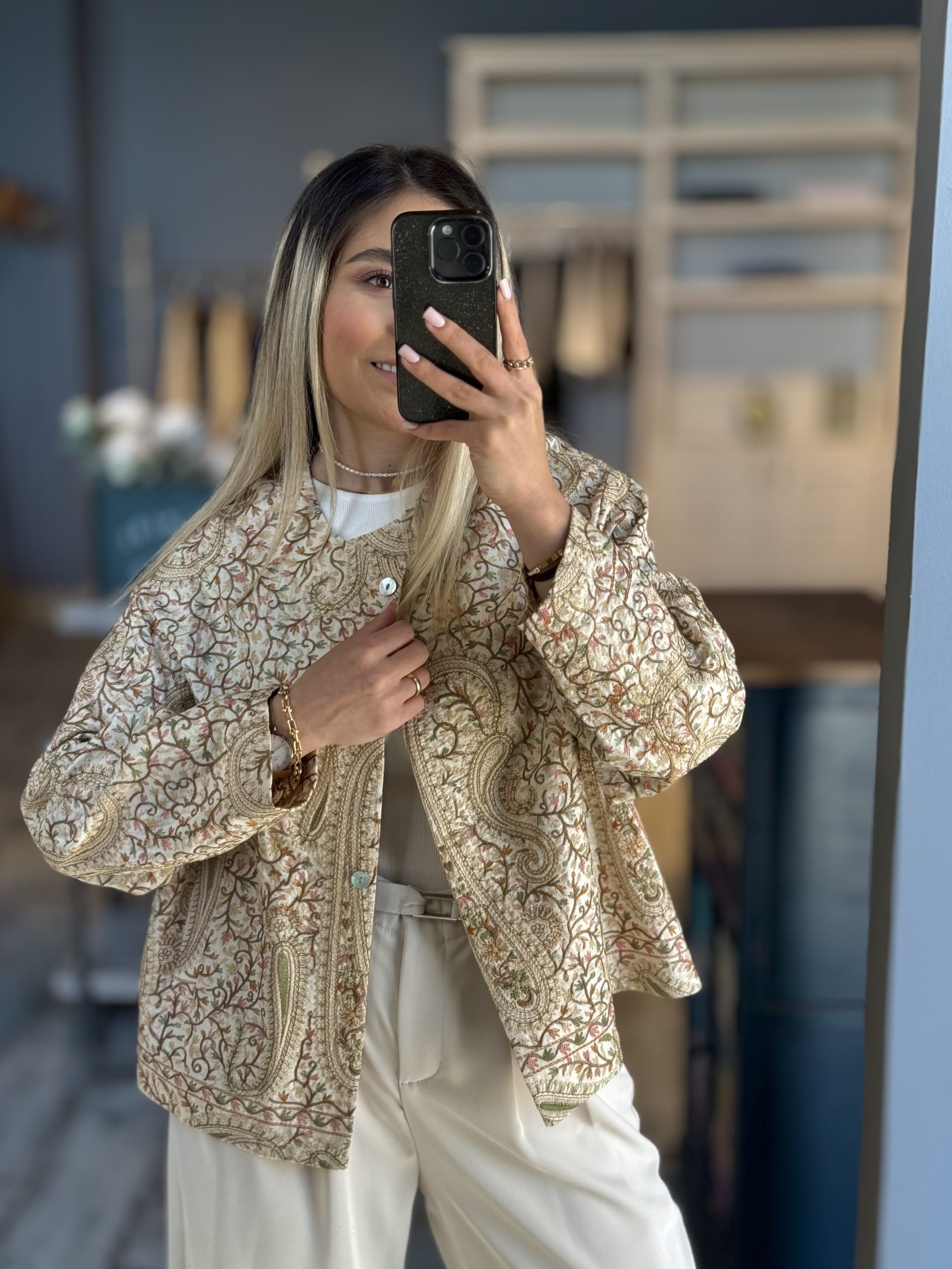 IMG_9715 هانا سوزندوزی کرم - Image 1